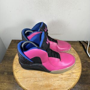 Supra Skytop Shoes Mens Size 8 Pink Black Blue High Top Skateboarding SP51009